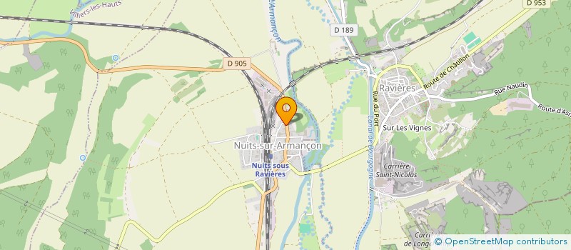 localisation de l'entreprise AMICALE BOULE DE NUITS  NUITS