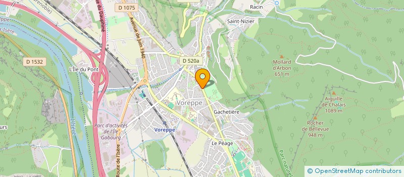 localisation de l'entreprise AMICALE BOULE DE VOREPPE  VOREPPE