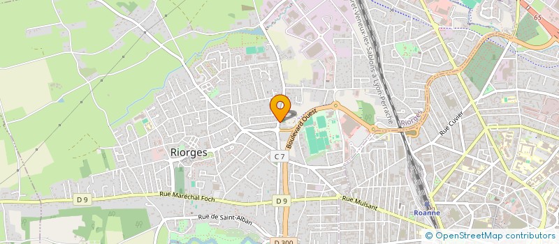 localisation de l'entreprise AMICALE BOULE DES POUPEES RIORGES à RIORGES