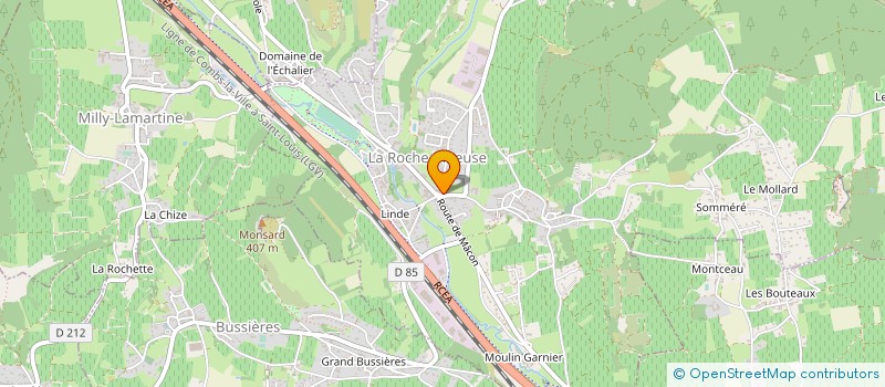 localisation de l'entreprise AMICALE BOULE DES ROCHES VINEUSES  LA ROCHE-VINEUSE