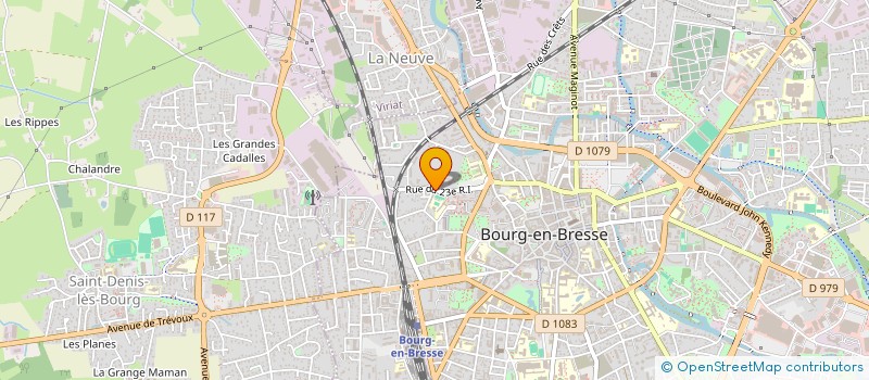 localisation de l'entreprise AMICALE BOULE DU FG DE MACON à BOURG-EN-BRESSE