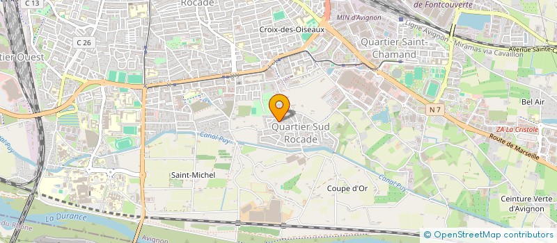 localisation de l'entreprise AMICALE BOULE DU MISTRAL à AVIGNON