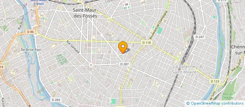 localisation de l'entreprise AMICALE BOULE GAMBETTA à SAINT-MAUR-DES-FOSSES