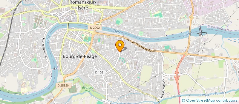 localisation de l'entreprise AMICALE BOULE JEAN BOUIN BOURG DE PEAGE  BOURG-DE-PEAGE