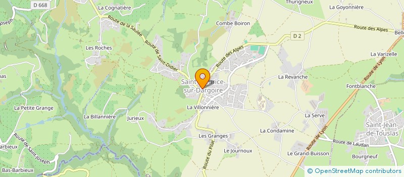 localisation de l'entreprise AMICALE BOULE MORNANTAISE à MORNANT