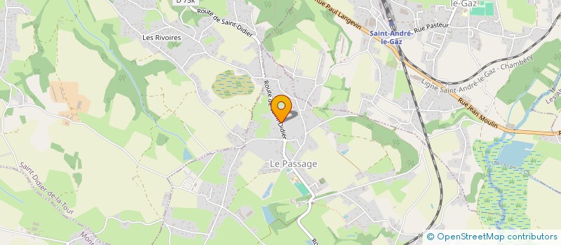 localisation de l'entreprise AMICALE BOULE PASSAGEOISE  LE PASSAGE