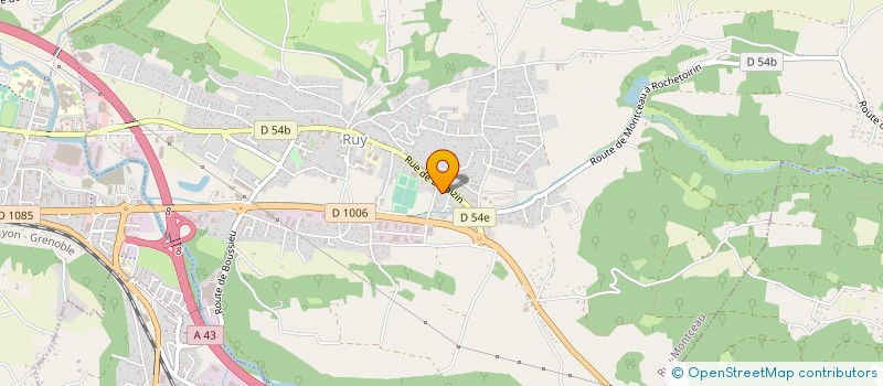 localisation de l'entreprise AMICALE BOULE RUY-MONTCEAU  RUY-MONTCEAU