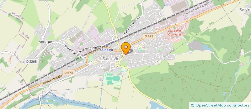 localisation de l'entreprise AMICALE BOULE SAINT-VITOISE  SAINT-VIT