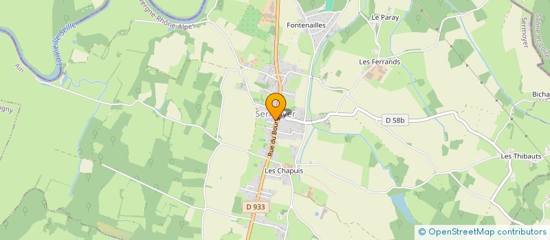 localisation de l'entreprise AMICALE BOULE STEPHANOISE  SAINT-ETIENNE-SUR-REYSSOUZE