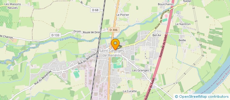 localisation de l'entreprise AMICALE BOULES BEAUJOLAISE  SAINT-GEORGES-DE-RENEINS