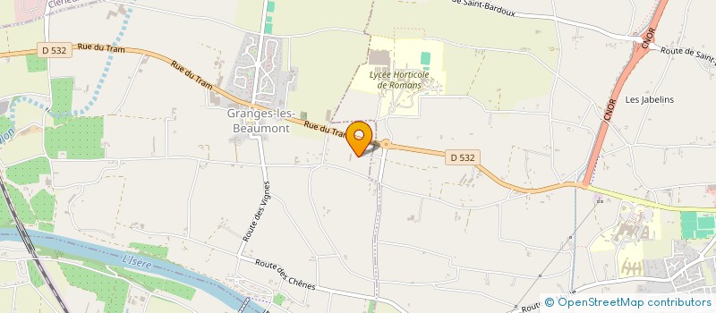 localisation de l'entreprise AMICALE BOULES DE BEAUMONT MONTEUX  BEAUMONT-MONTEUX