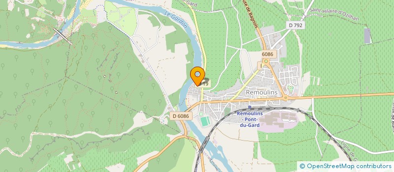 localisation de l'entreprise AMICALE BOULES ET PECHE DE COLLIAS  COLLIAS