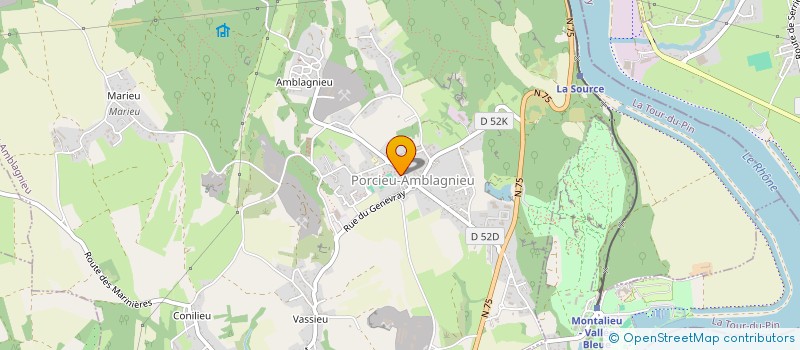 localisation de l'entreprise AMICALE BOULES ET PETANQUE BALMOLANE  LA BALME-LES-GROTTES