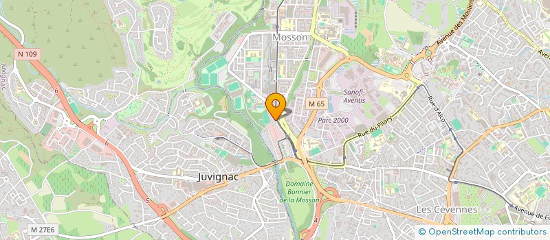 localisation de l'entreprise AMICALE BOULES LA PAILLADE à MONTPELLIER