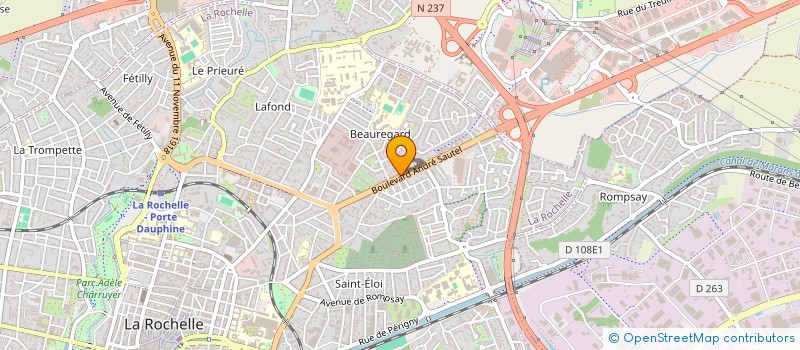 localisation de l'entreprise AMICALE BOULISTE  LA ROCHELLE