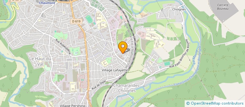 localisation de l'entreprise AMICALE BOULISTE CAVALIER ROCHOTTE à CHAUMONT