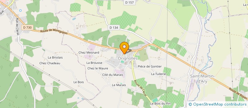 localisation de l'entreprise AMICALE BOULISTE CHEVANCELAISE  CHEVANCEAUX