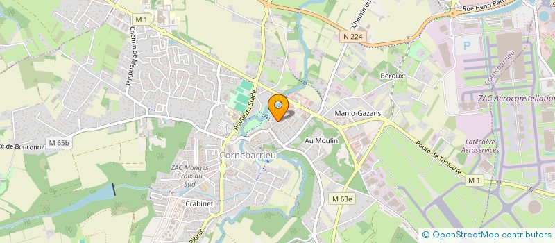 localisation de l'entreprise AMICALE BOULISTE DE CORNEBARRIEU à CORNEBARRIEU