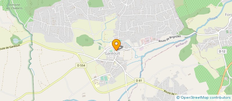 localisation de l'entreprise AMICALE BOULISTE DE GAREOULT à GAREOULT