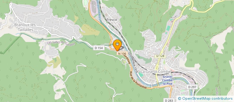 localisation de l'entreprise AMICALE BOULISTE DE L'IMPOSTAIRE  LES SALLES-DU-GARDON