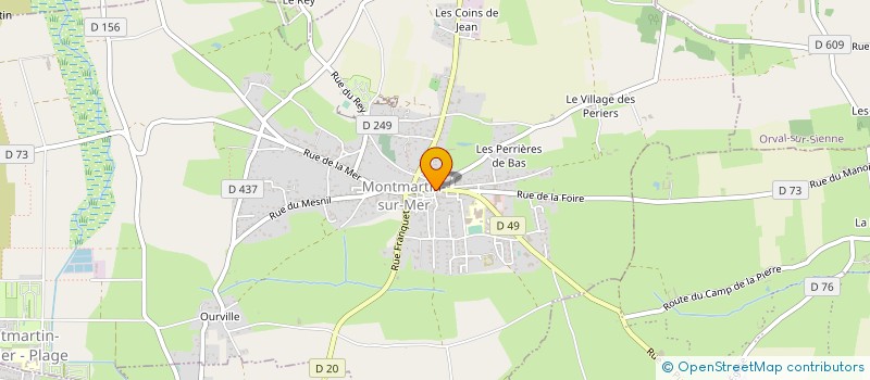 localisation de l'entreprise AMICALE BOULISTE DE LA COMMUNAUTE MONTMARTINAISE  MONTMARTIN-SUR-MER