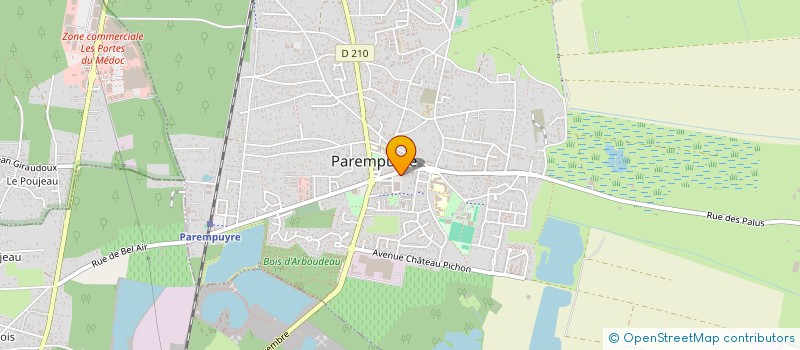 localisation de l'entreprise AMICALE BOULISTE DE LA SABOTERIE à PAREMPUYRE