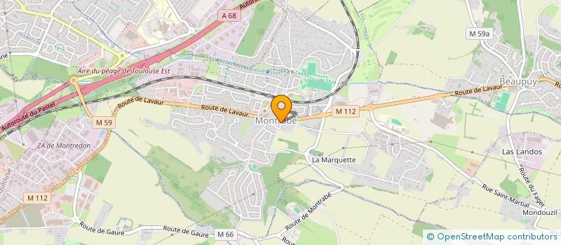 localisation de l'entreprise AMICALE BOULISTE DE MONTRABE  MONTRABE