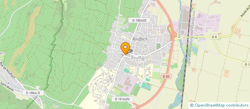 localisation de l'entreprise AMICALE BOULISTE DE ROUFFACH  ROUFFACH