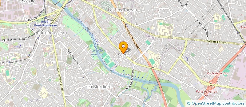 localisation de l'entreprise AMICALE BOULISTE DE SEVRE à NANTES