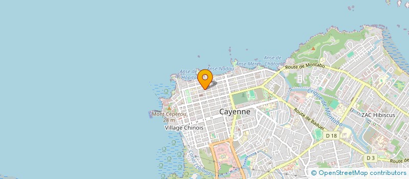 localisation de l'entreprise AMICALE BOULISTE DES AMANDIERS  CAYENNE