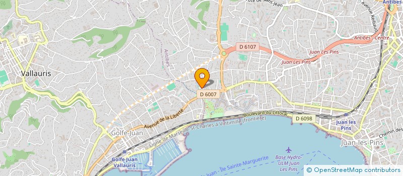 localisation de l'entreprise AMICALE BOULISTE DES EUCALYPTUS  ANTIBES