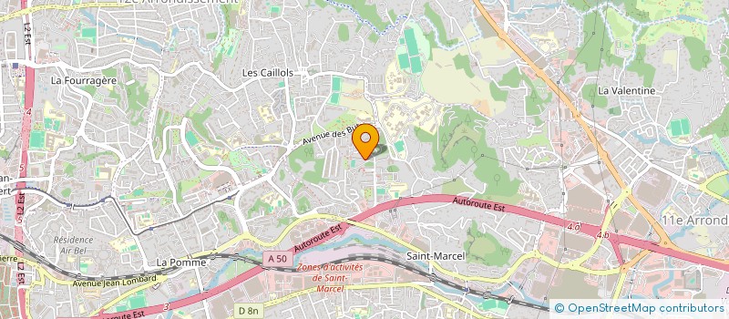 localisation de l'entreprise AMICALE BOULISTE DES LIBERATEURS LA ROUGUIERE  MARSEILLE