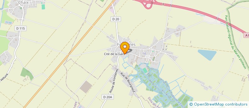 localisation de l'entreprise AMICALE BOULISTE DOIXERAINE  DOIX LES FONTAINES