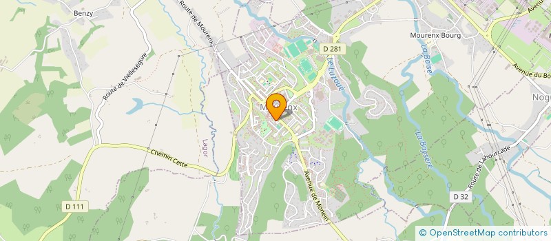 localisation de l'entreprise AMICALE BOULISTE DU COMPLEXE à MOURENX