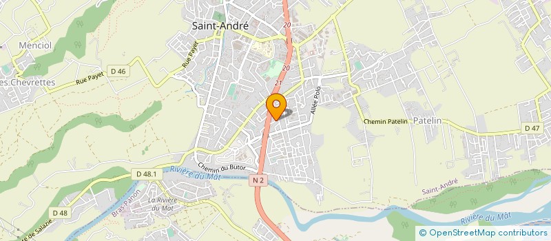 localisation de l'entreprise AMICALE BOULISTE LA CRESSONNIERE à SAINT-ANDRE