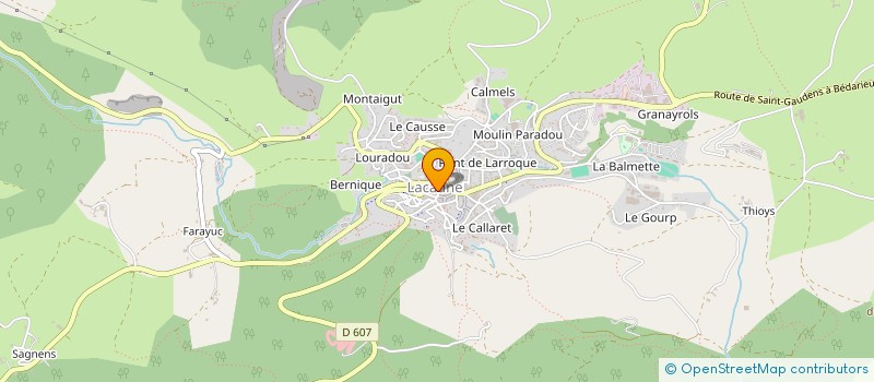 localisation de l'entreprise AMICALE BOULISTE LACAUNAISE  LACAUNE