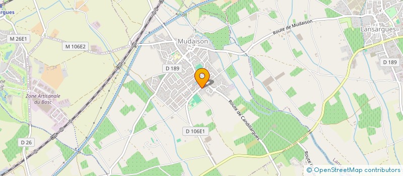 localisation de l'entreprise AMICALE BOULISTE MUDAISONNAISE  MUDAISON