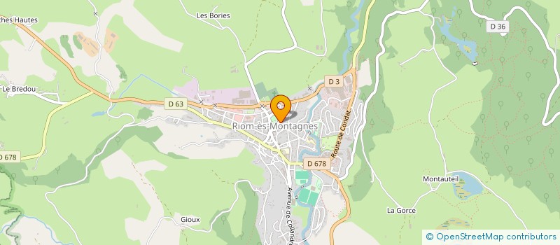 localisation de l'entreprise AMICALE BOULISTE RIOMOISE à RIOM-ES-MONTAGNES