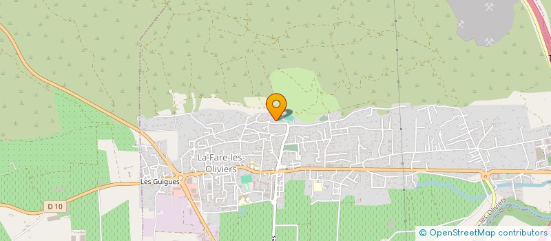 localisation de l'entreprise AMICALE BOULISTE SAINTE ROSALIE  LA FARE LES OLIVIERS