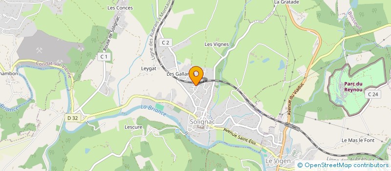 localisation de l'entreprise AMICALE BOULISTE SOLIGNAC LE VIGEN  SOLIGNAC