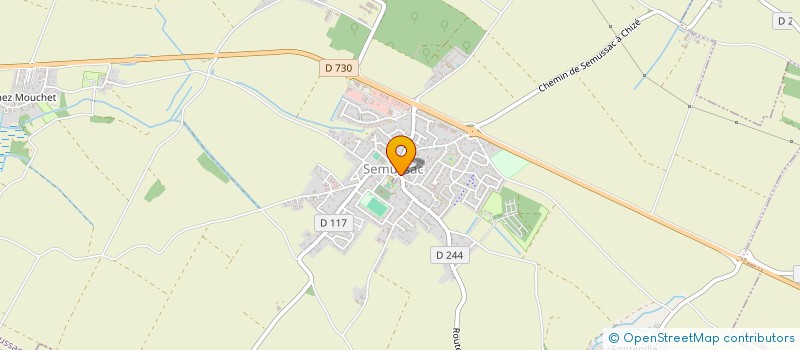 localisation de l'entreprise AMICALE - BOULISTES DE SEMUSSAC  SEMUSSAC