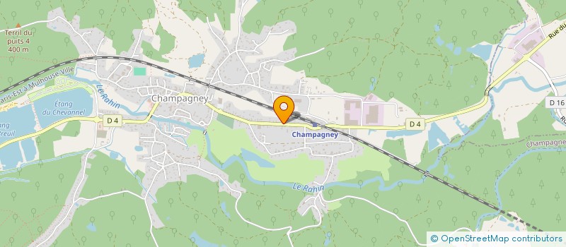 localisation de l'entreprise AMICALE C G  CHAMPAGNEY