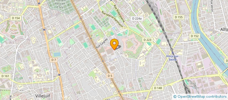 localisation de l'entreprise AMICALE C.N.L. CHAMPOLLION 94 à VITRY-SUR-SEINE