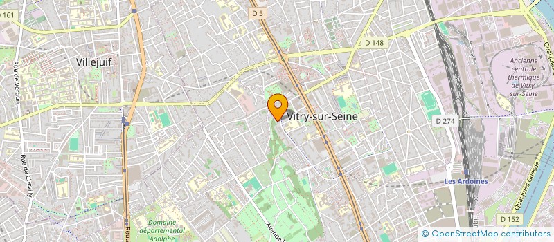 localisation de l'entreprise AMICALE C.N.L. DES LOCATAIRES CLOS LANGLOIS à VITRY-SUR-SEINE