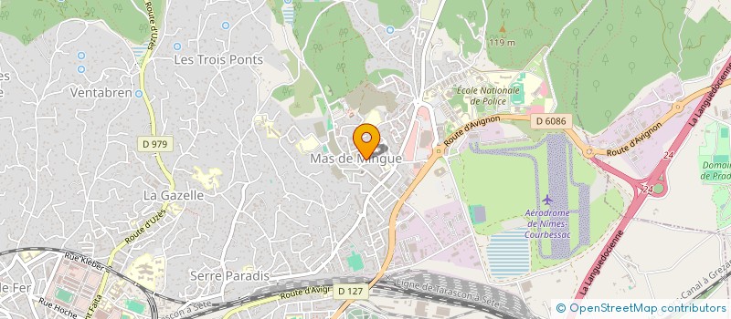 localisation de l'entreprise AMICALE C N L DES LOCATAIRES DU MAS DE MINGUE  NIMES