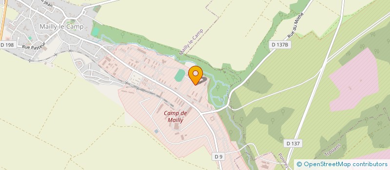 localisation de l'entreprise AMICALE CADRES CTRE EXPERIMENT ENTRAIN COMBAT à MAILLY-LE-CAMP