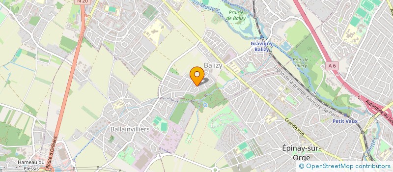 localisation de l'entreprise AMICALE CAF ESSONNE à LONGJUMEAU