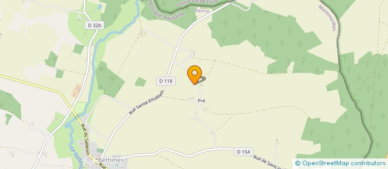 localisation de l'entreprise AMICALE CANINE DE BETHINES  BETHINES