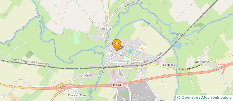 localisation de l'entreprise AMICALE CANTONALE DES ANCIENS COMBATTANT à ECOUCHE-LES-VALLEES