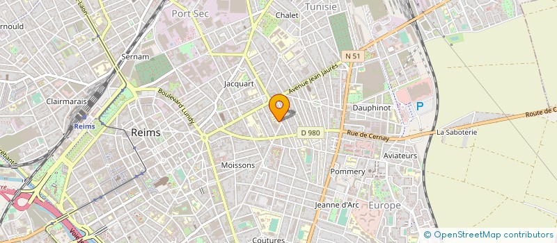 localisation de l'entreprise AMICALE CARTERET  REIMS